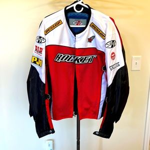 Mens Joe Rocket motorcycle jacket with liner